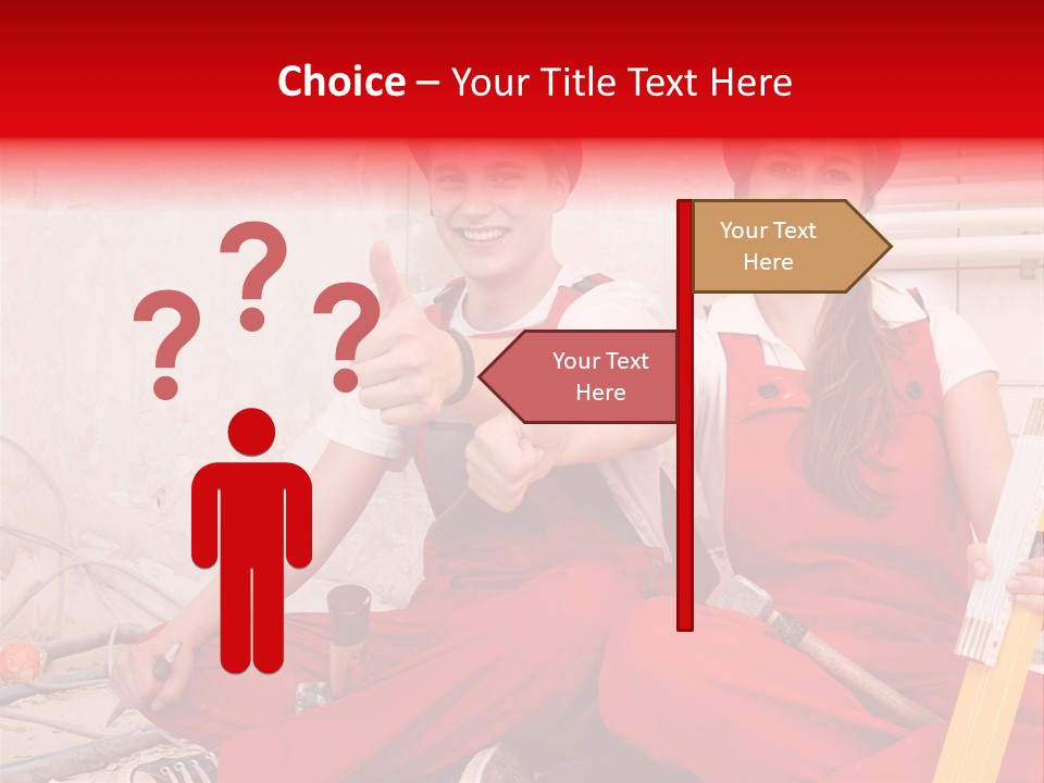 Verputzen Ausbildung Baustelle PowerPoint Template