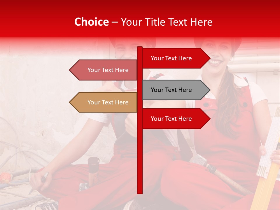 Verputzen Ausbildung Baustelle PowerPoint Template