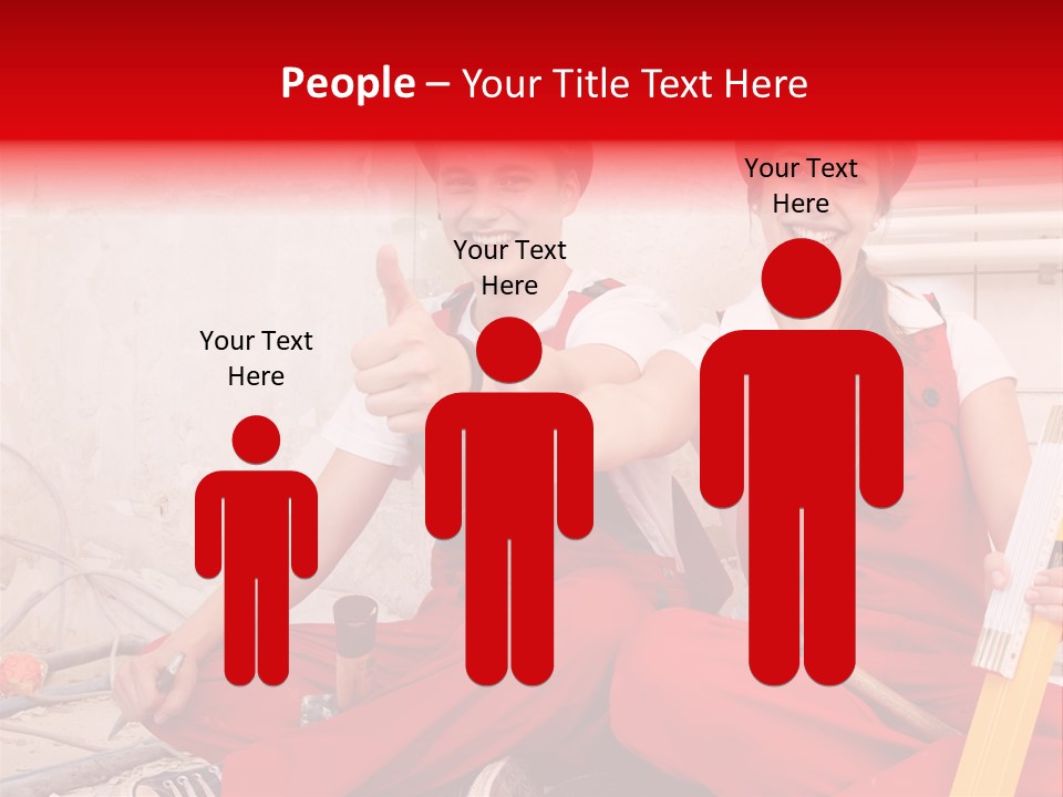 Verputzen Ausbildung Baustelle PowerPoint Template