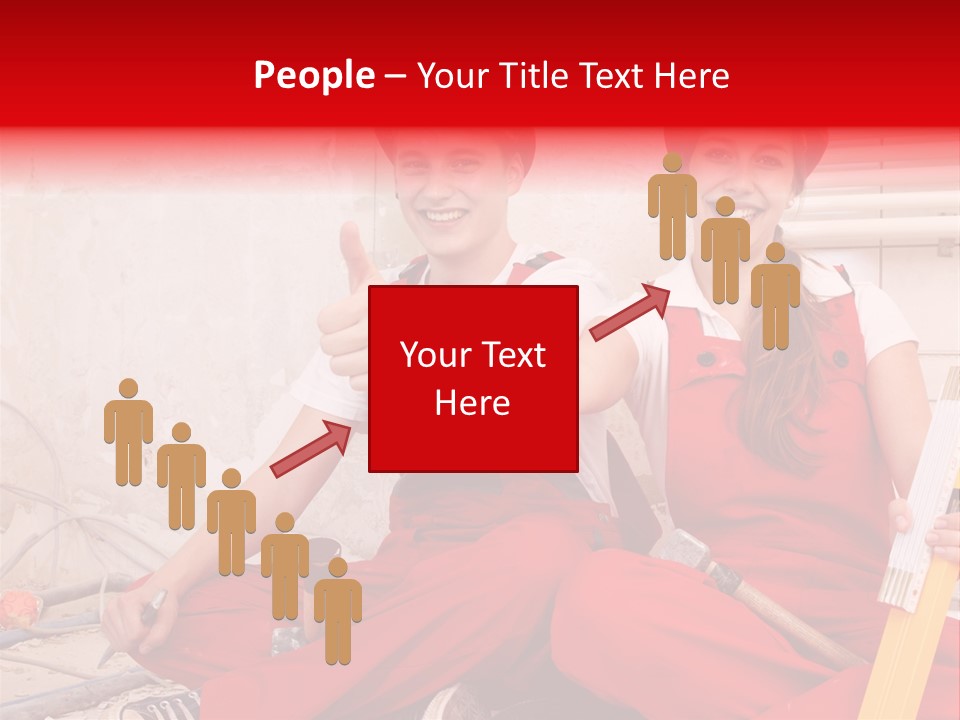 Verputzen Ausbildung Baustelle PowerPoint Template