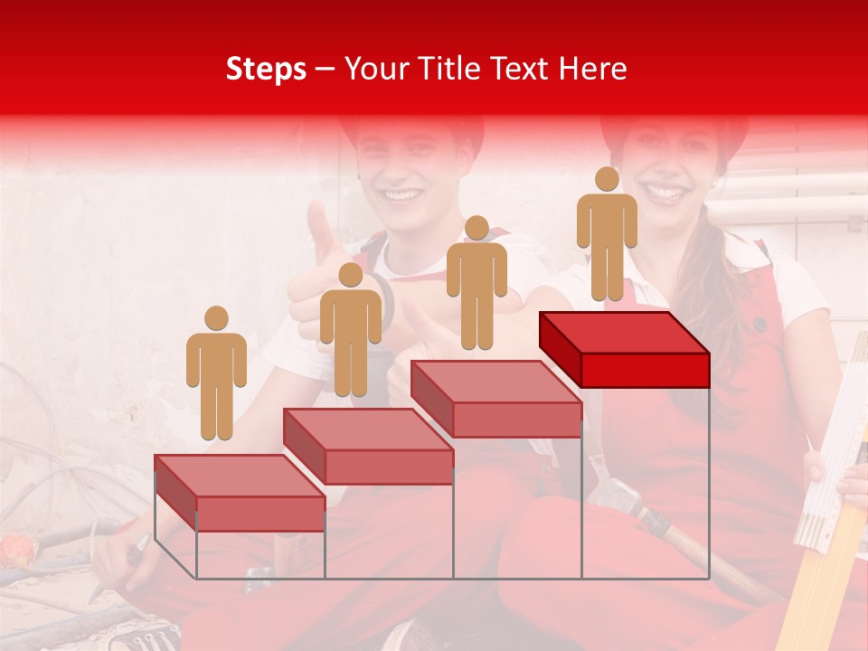 Verputzen Ausbildung Baustelle PowerPoint Template