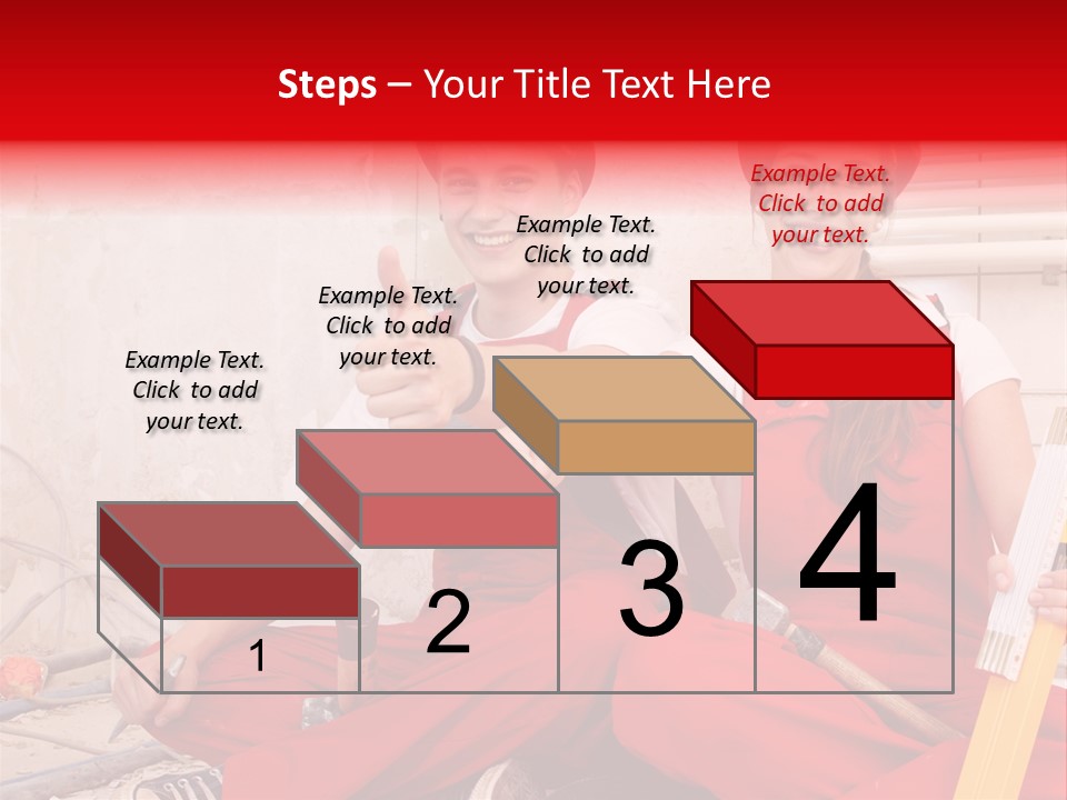 Verputzen Ausbildung Baustelle PowerPoint Template