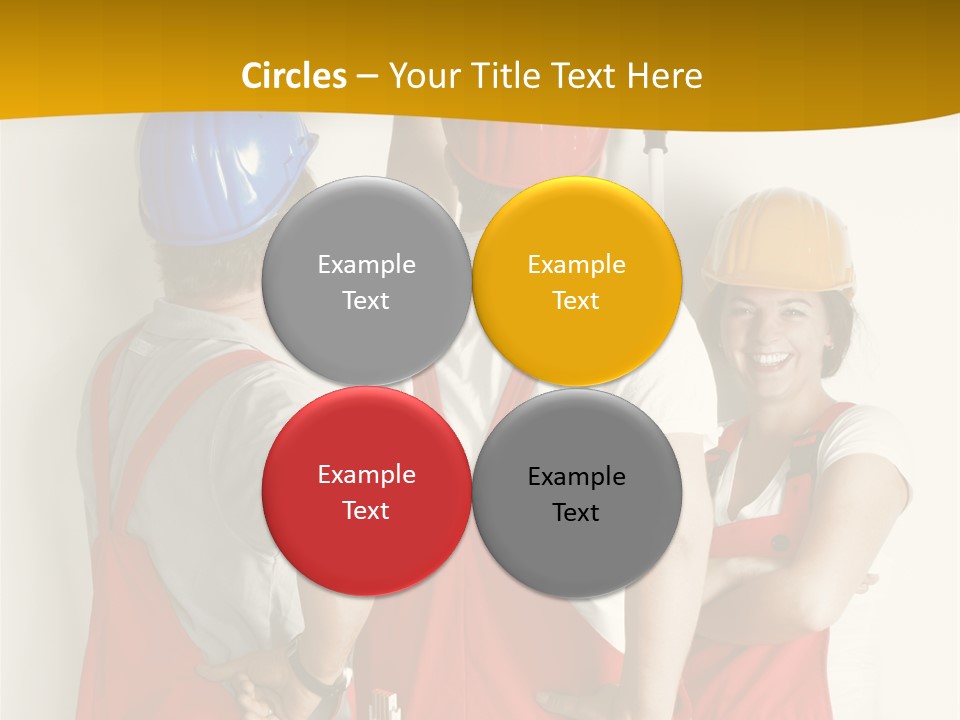 Lack Junge Frau Renovieren PowerPoint Template