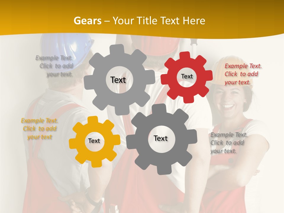 Lack Junge Frau Renovieren PowerPoint Template