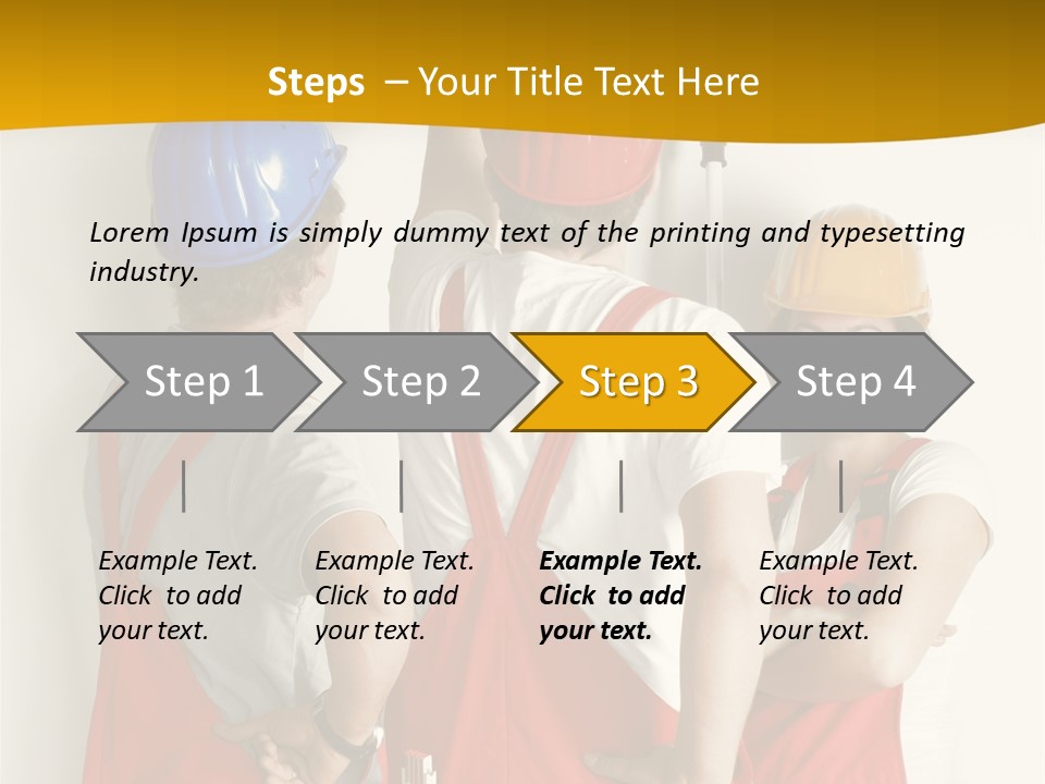 Lack Junge Frau Renovieren PowerPoint Template