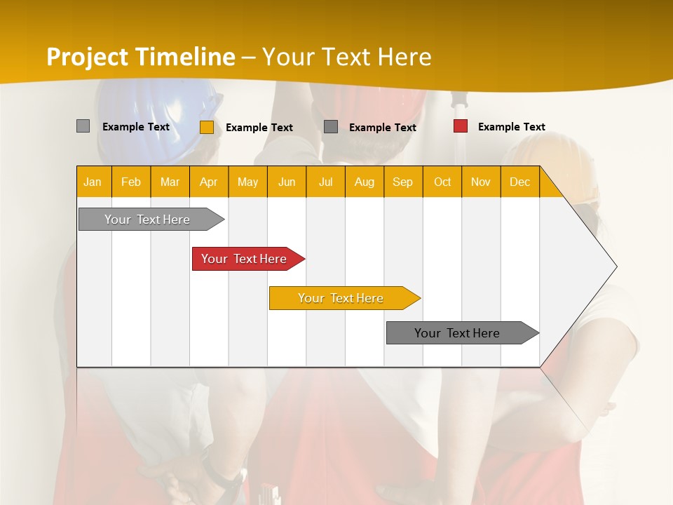 Lack Junge Frau Renovieren PowerPoint Template