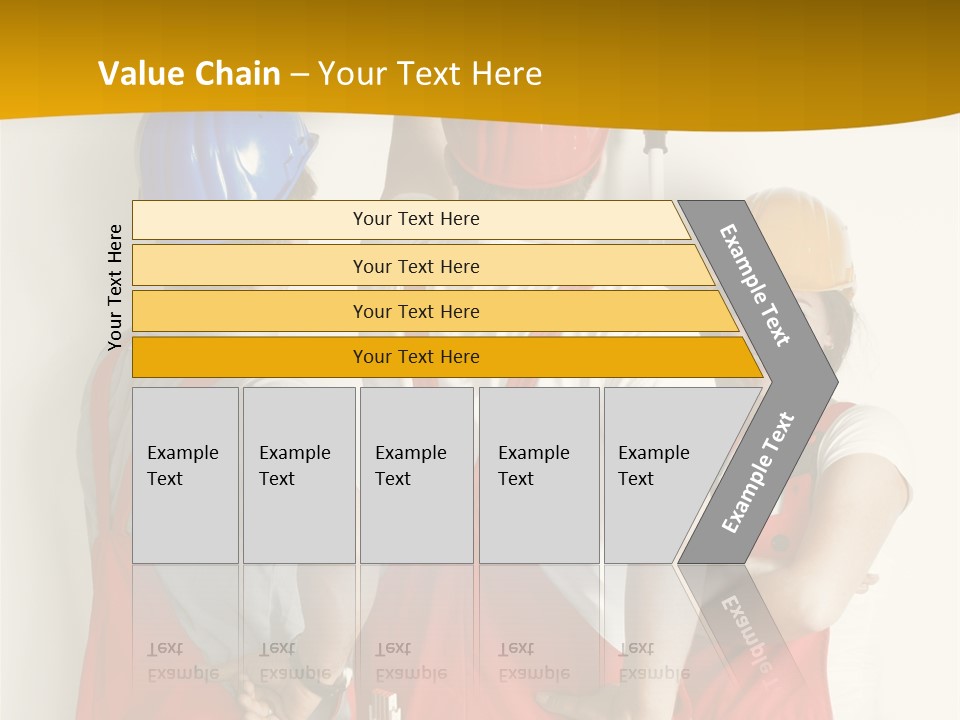 Lack Junge Frau Renovieren PowerPoint Template