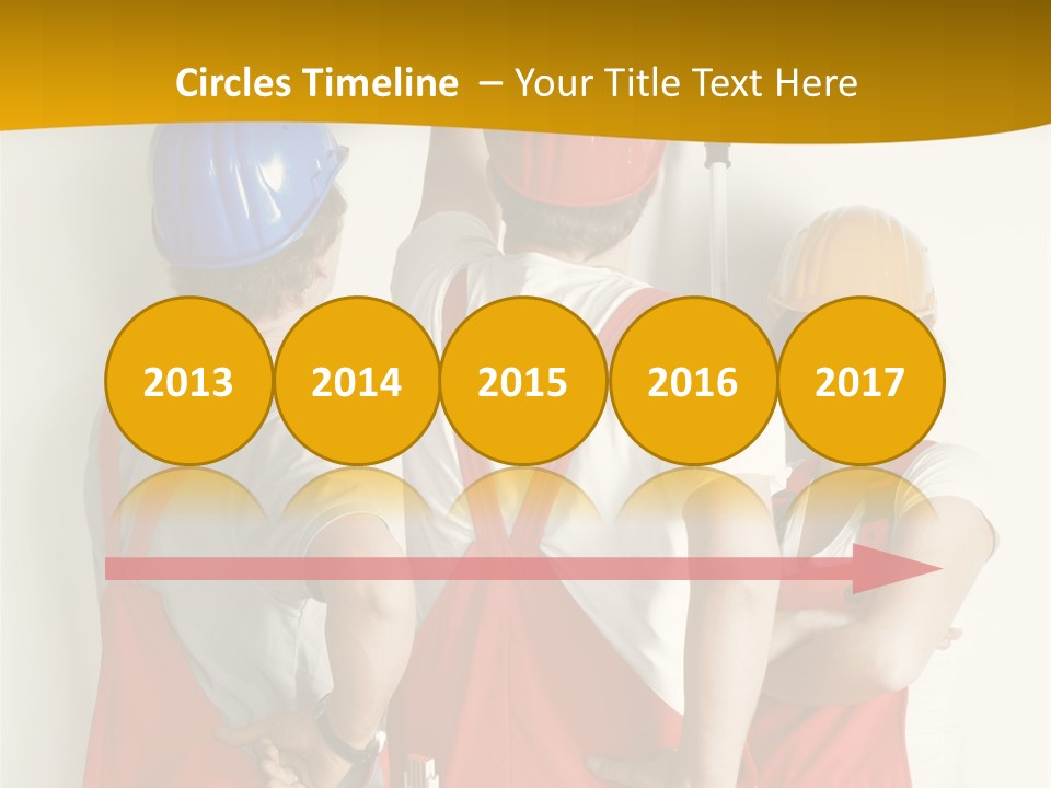 Lack Junge Frau Renovieren PowerPoint Template