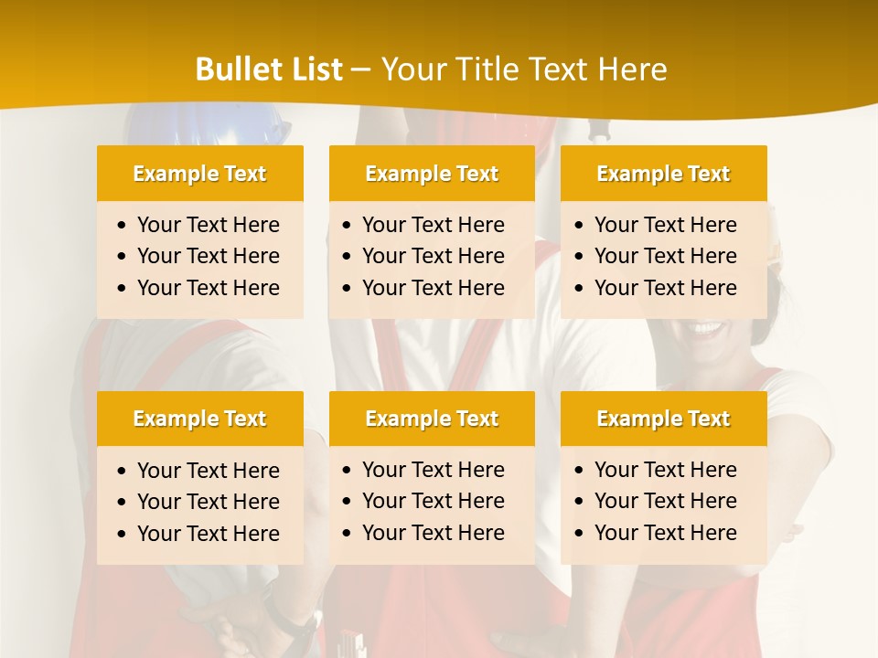 Lack Junge Frau Renovieren PowerPoint Template