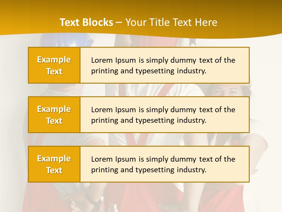 Lack Junge Frau Renovieren PowerPoint Template