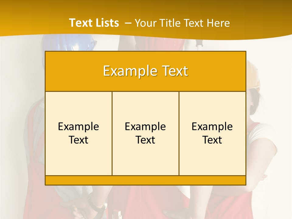 Lack Junge Frau Renovieren PowerPoint Template