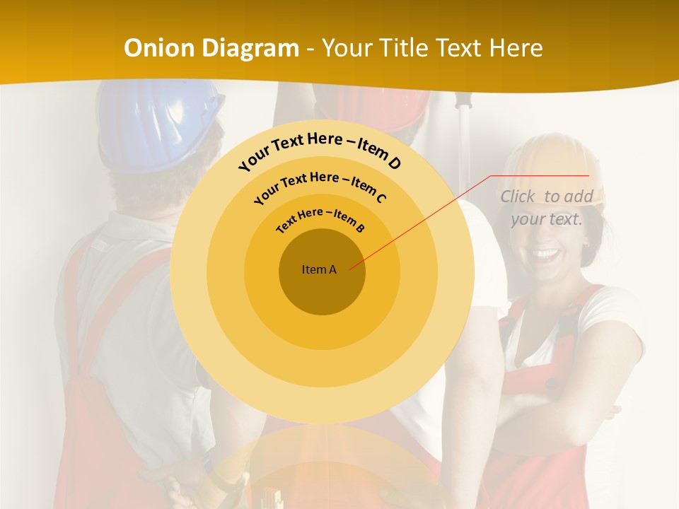 Lack Junge Frau Renovieren PowerPoint Template