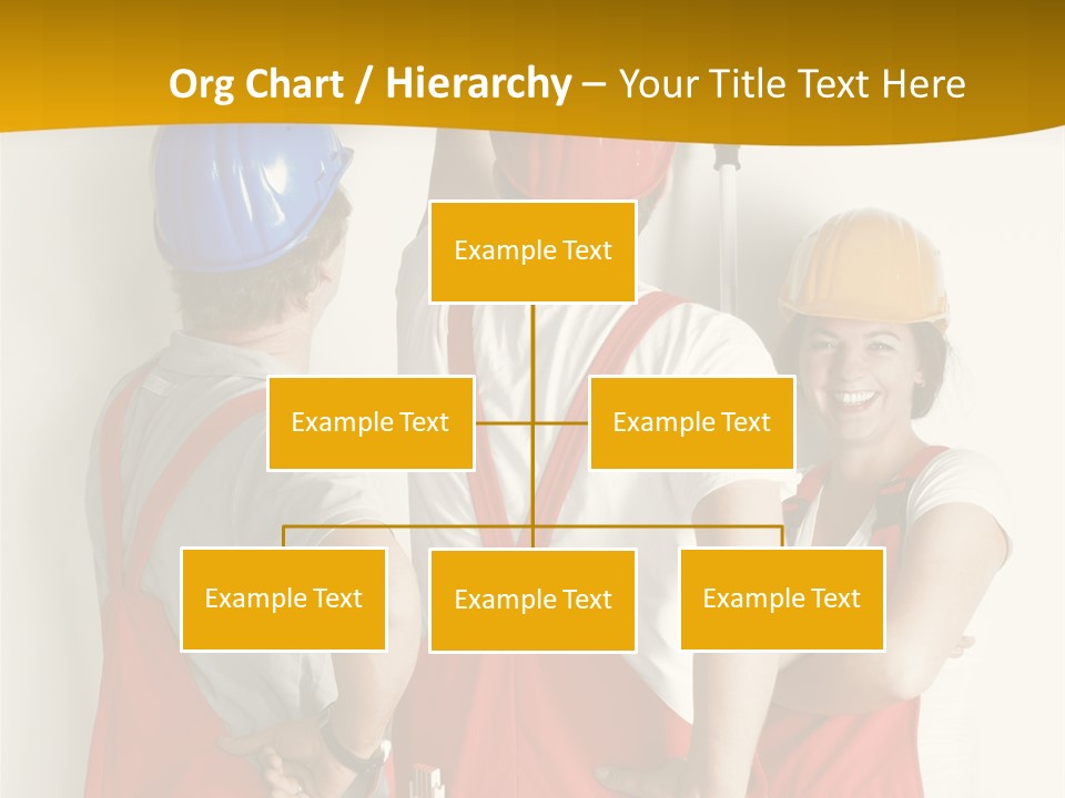 Lack Junge Frau Renovieren PowerPoint Template