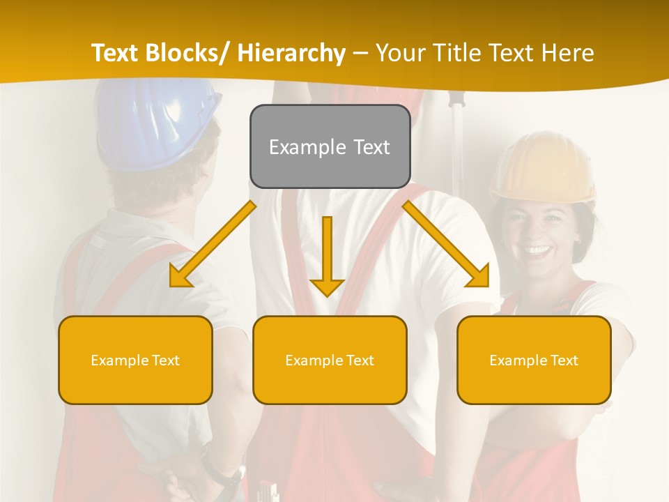 Lack Junge Frau Renovieren PowerPoint Template