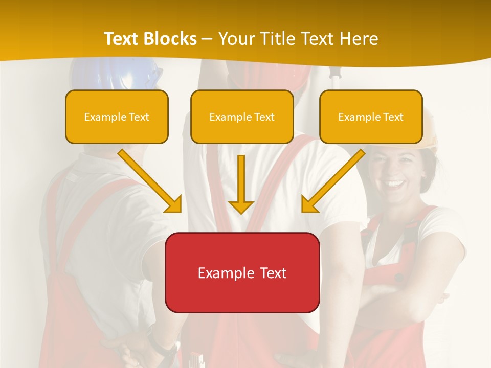 Lack Junge Frau Renovieren PowerPoint Template