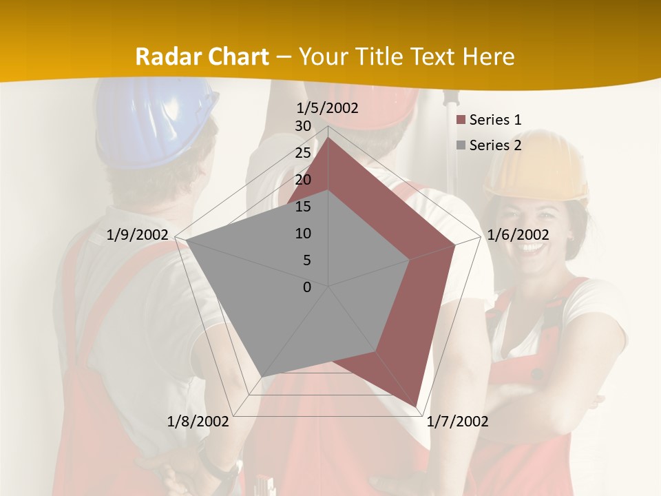 Lack Junge Frau Renovieren PowerPoint Template