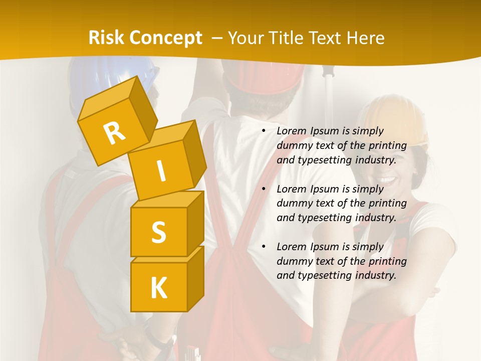 Lack Junge Frau Renovieren PowerPoint Template