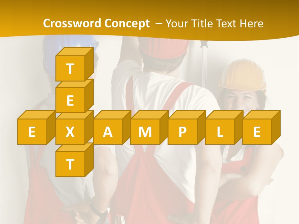 Lack Junge Frau Renovieren PowerPoint Template