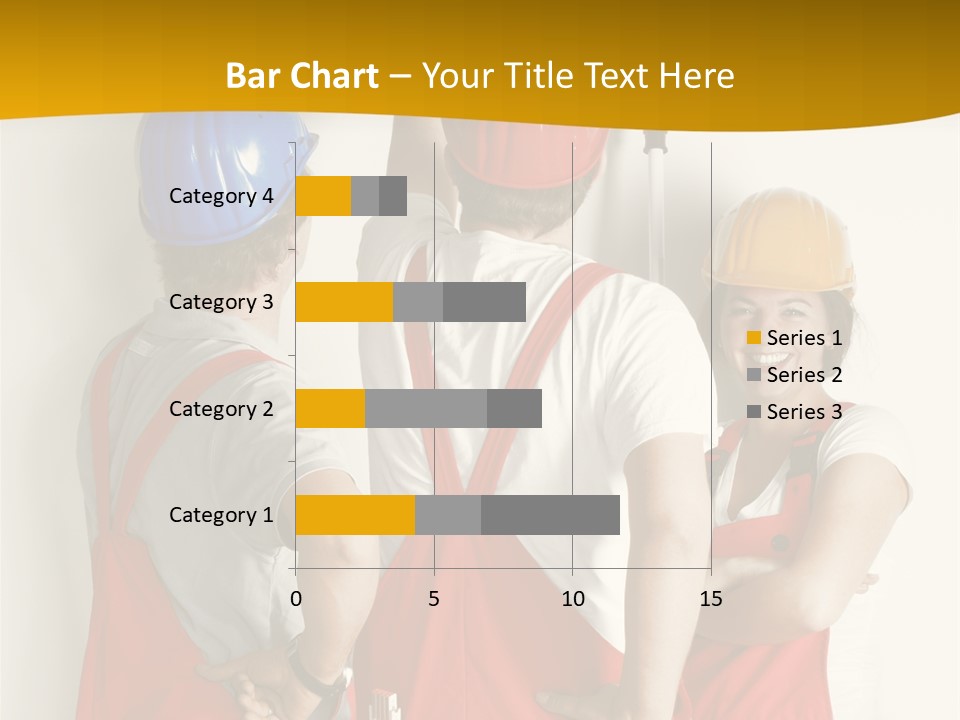 Lack Junge Frau Renovieren PowerPoint Template