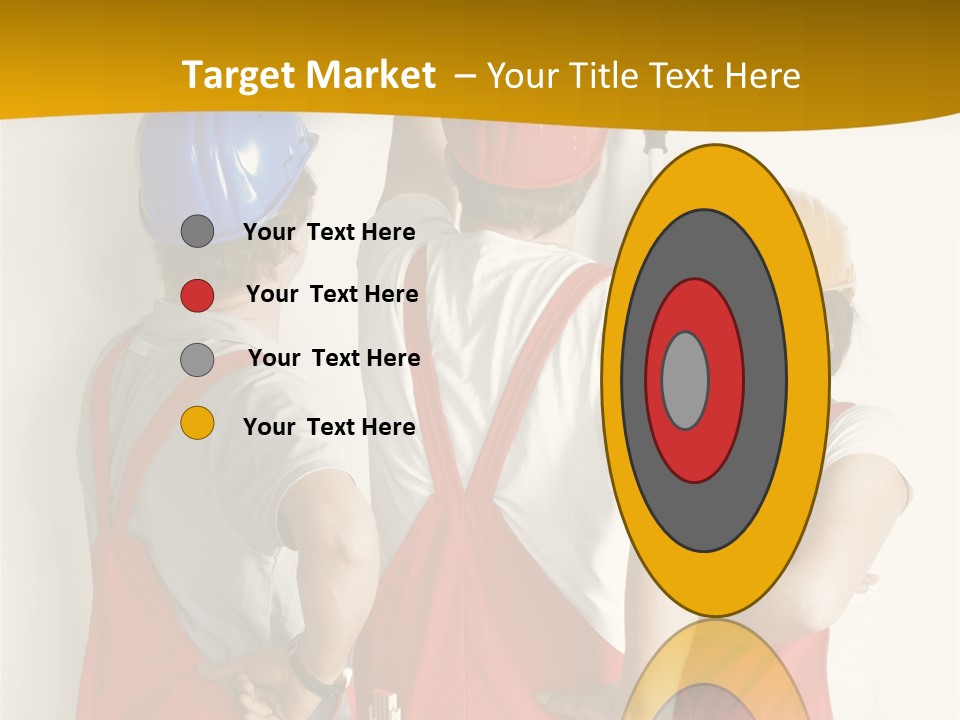 Lack Junge Frau Renovieren PowerPoint Template