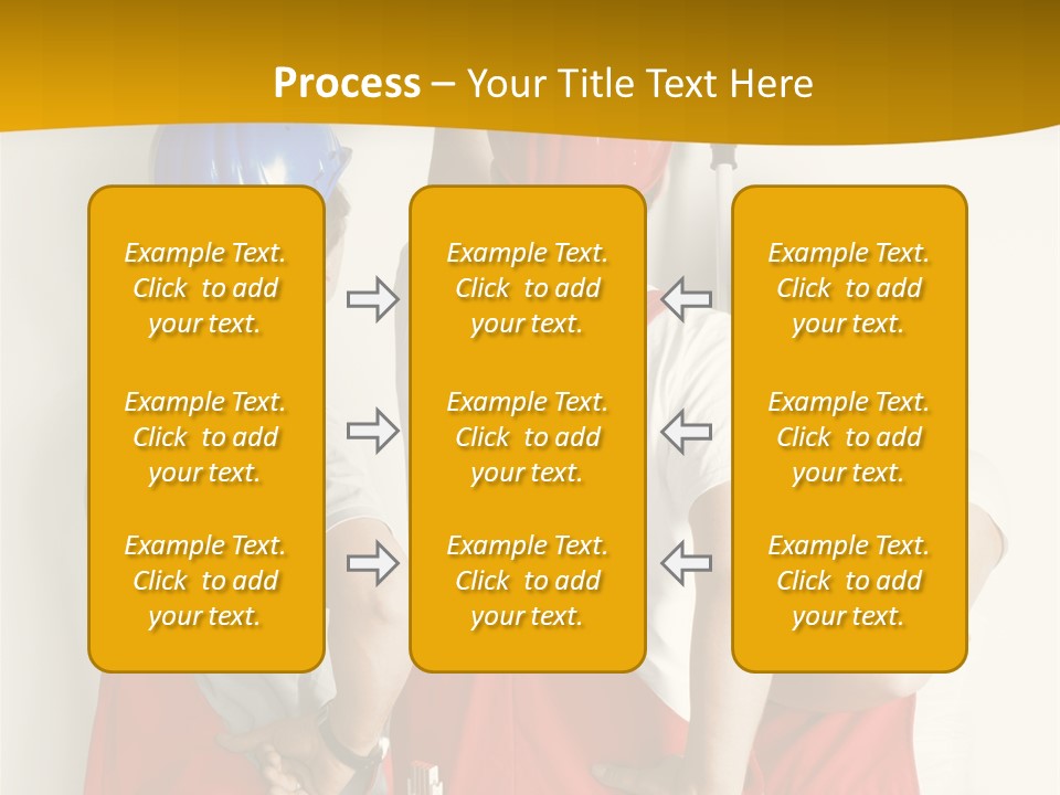 Lack Junge Frau Renovieren PowerPoint Template