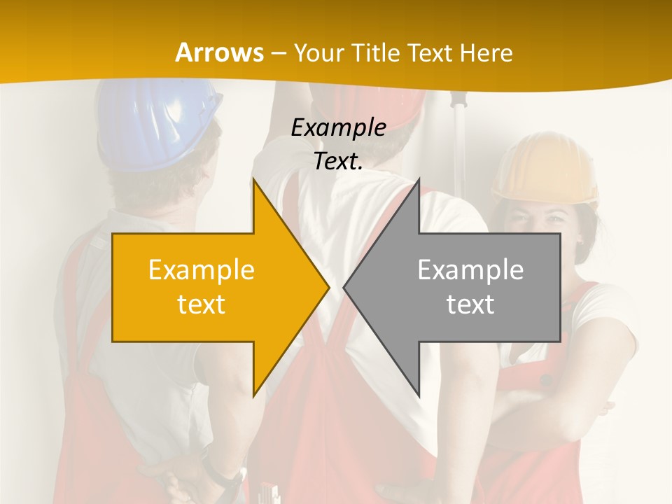 Lack Junge Frau Renovieren PowerPoint Template