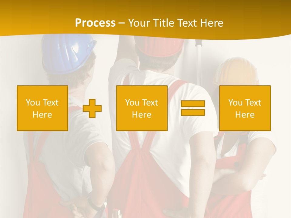 Lack Junge Frau Renovieren PowerPoint Template