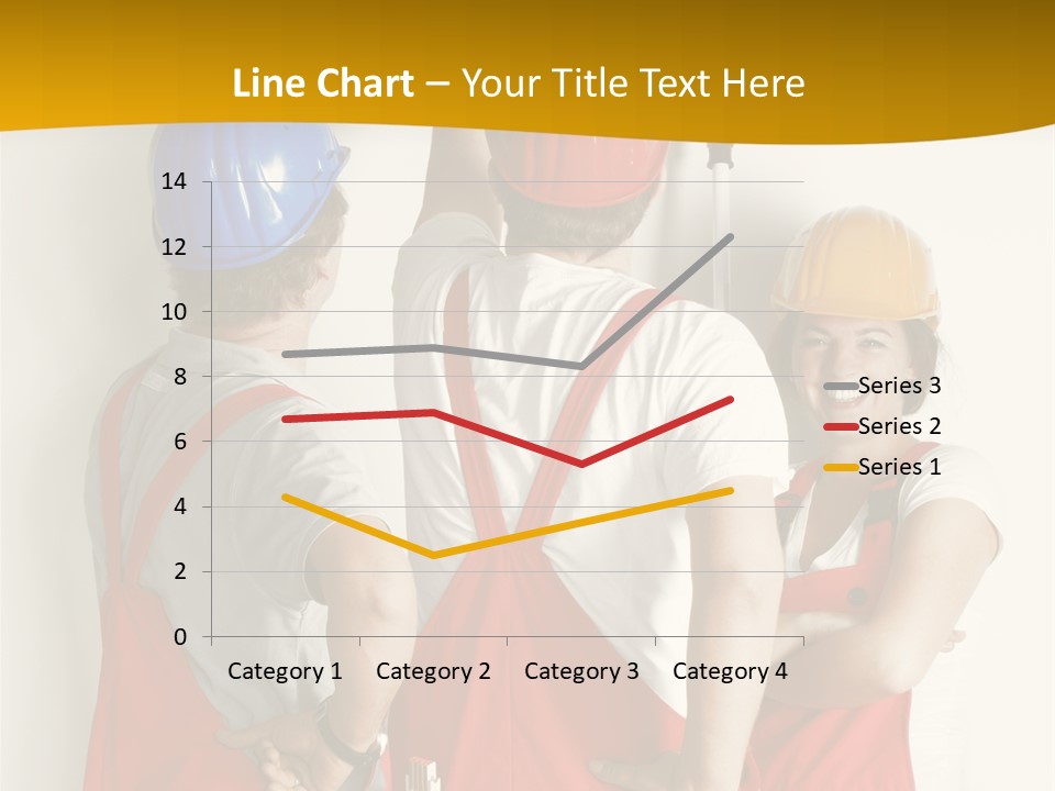 Lack Junge Frau Renovieren PowerPoint Template