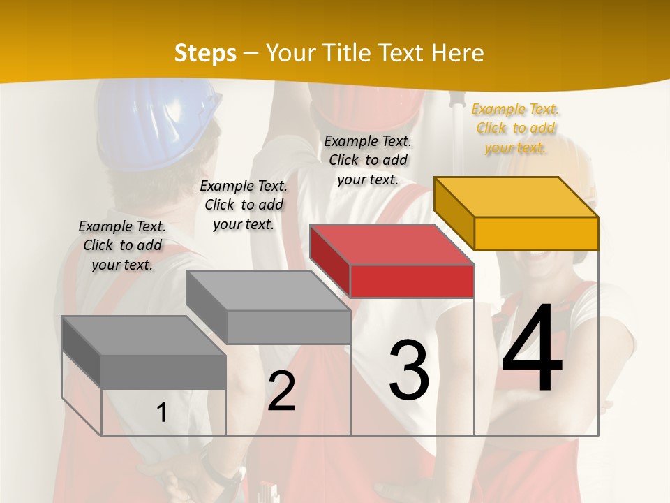Lack Junge Frau Renovieren PowerPoint Template