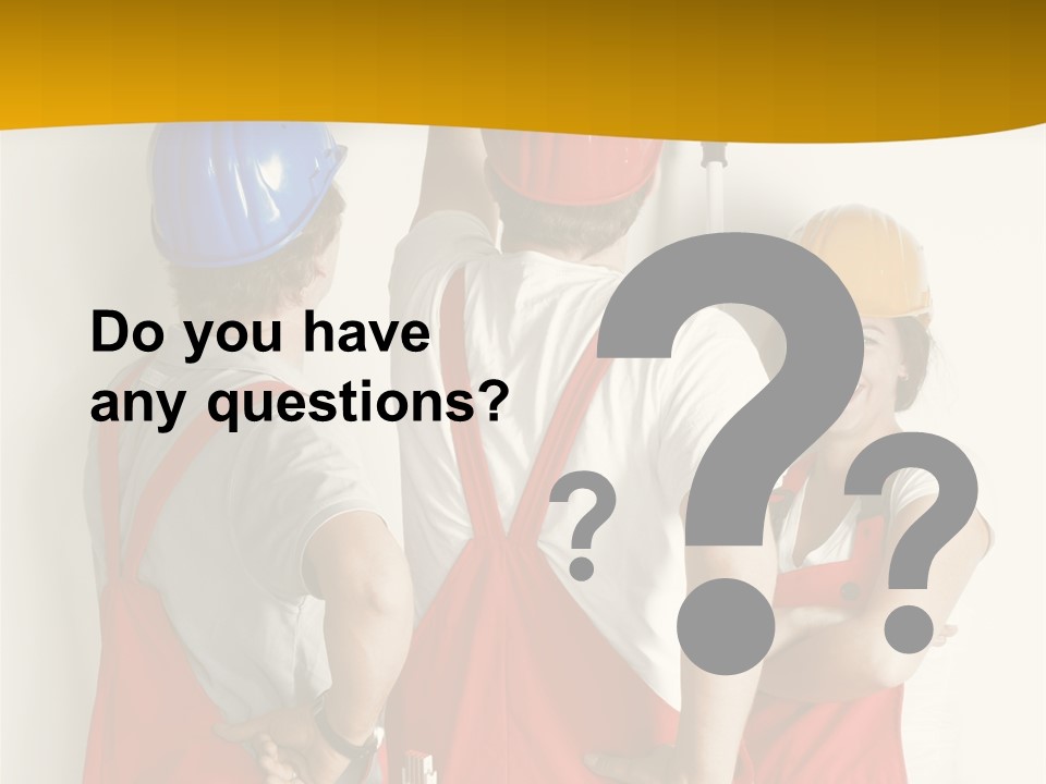 Lack Junge Frau Renovieren PowerPoint Template