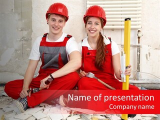 Reparatur Meisel Team PowerPoint Template