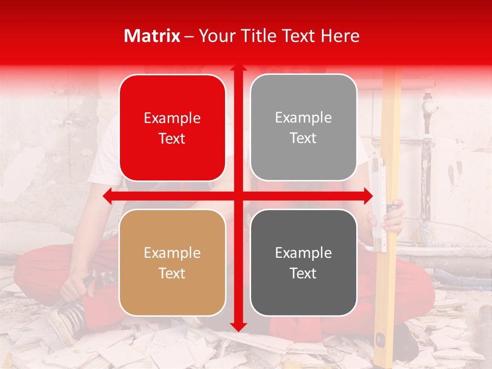 Reparatur Meisel Team PowerPoint Template