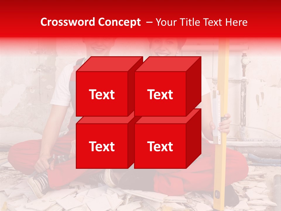 Reparatur Meisel Team PowerPoint Template