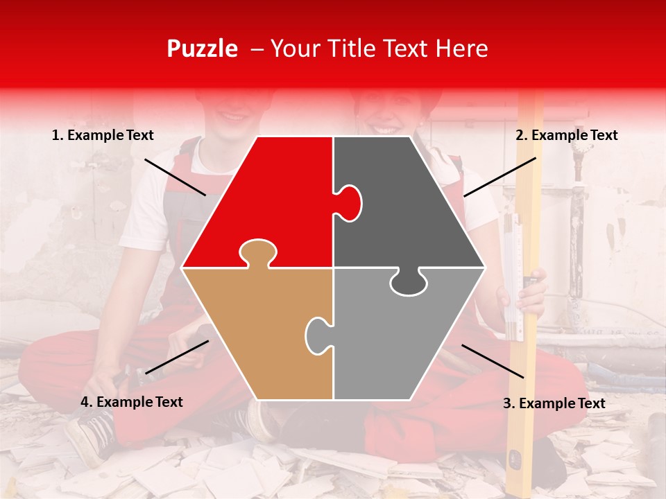 Reparatur Meisel Team PowerPoint Template