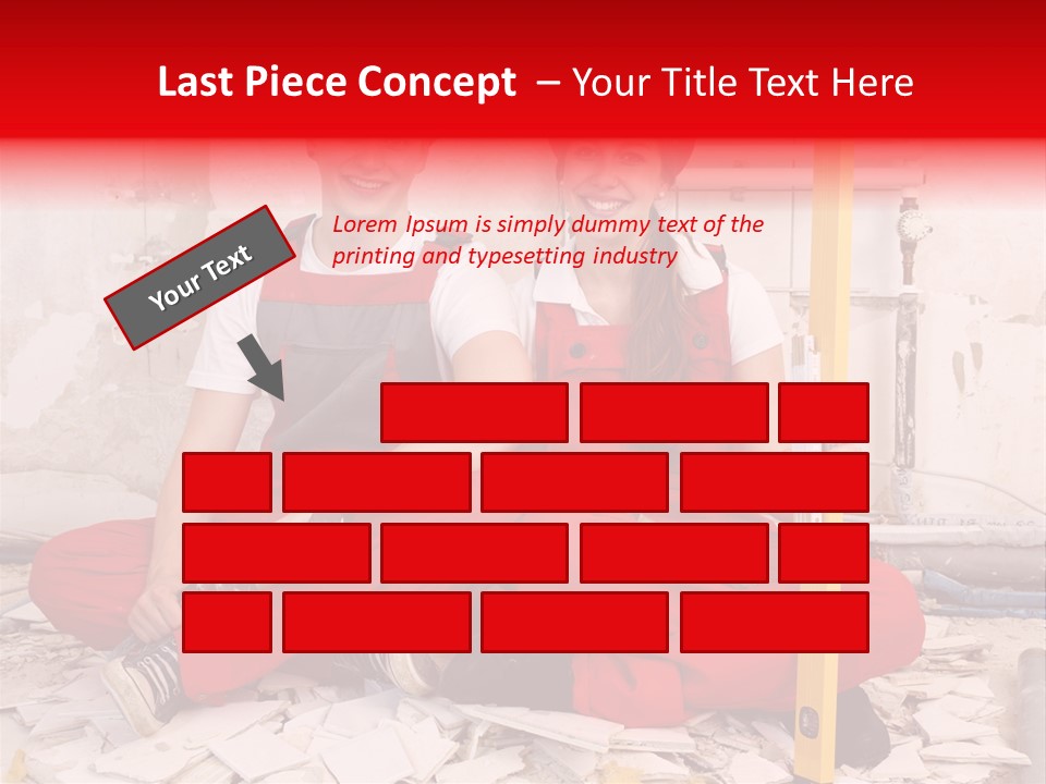 Reparatur Meisel Team PowerPoint Template