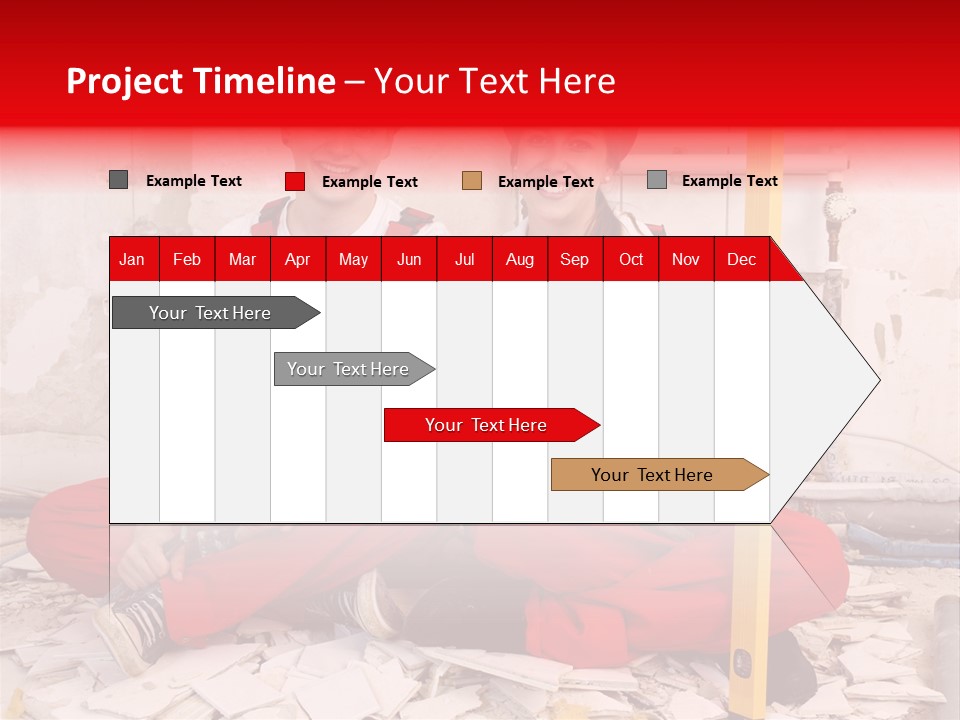 Reparatur Meisel Team PowerPoint Template