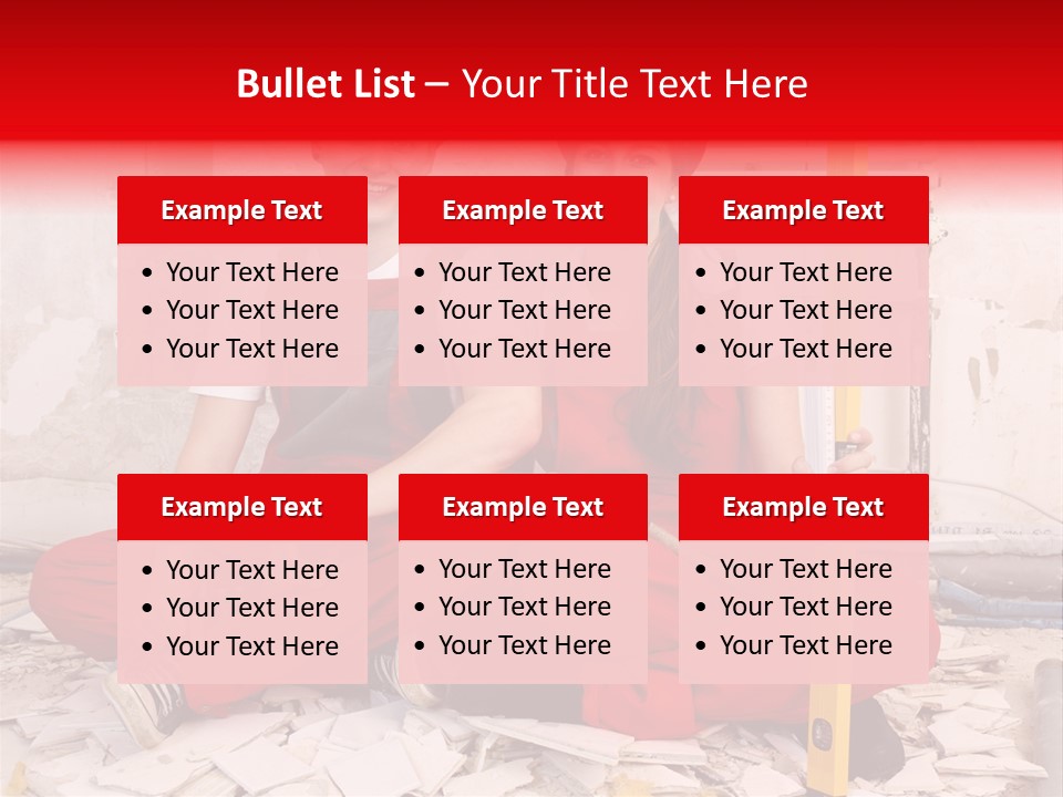 Reparatur Meisel Team PowerPoint Template