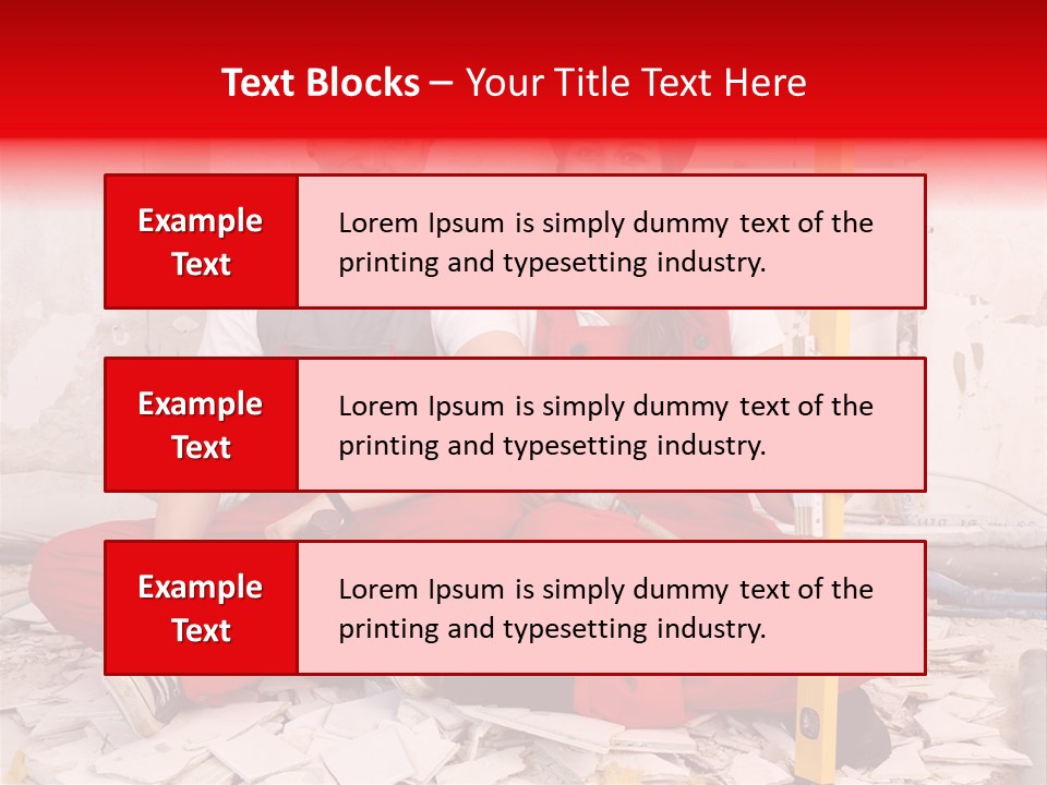 Reparatur Meisel Team PowerPoint Template