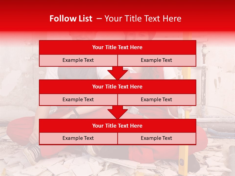 Reparatur Meisel Team PowerPoint Template