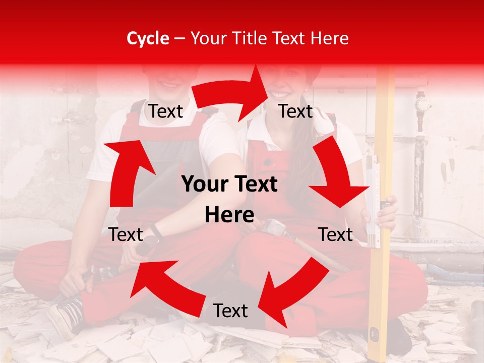 Reparatur Meisel Team PowerPoint Template