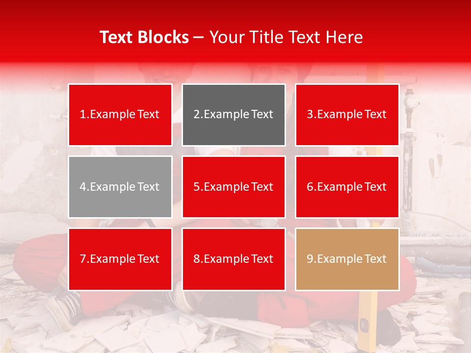 Reparatur Meisel Team PowerPoint Template