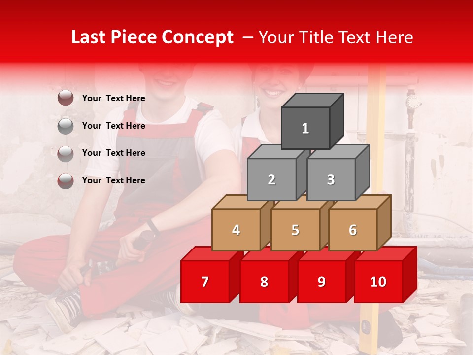 Reparatur Meisel Team PowerPoint Template