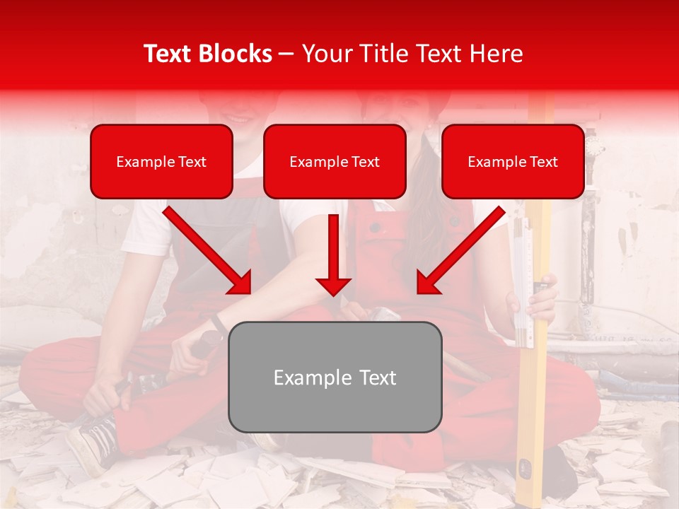 Reparatur Meisel Team PowerPoint Template
