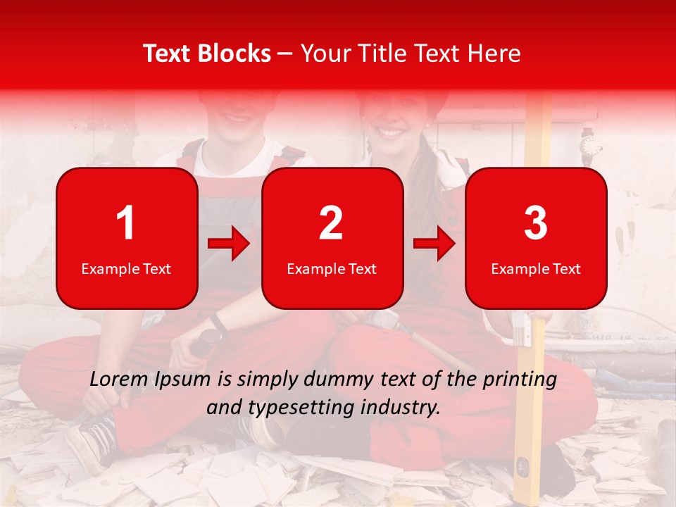 Reparatur Meisel Team PowerPoint Template