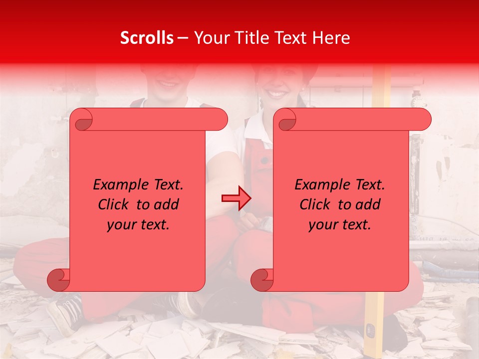 Reparatur Meisel Team PowerPoint Template
