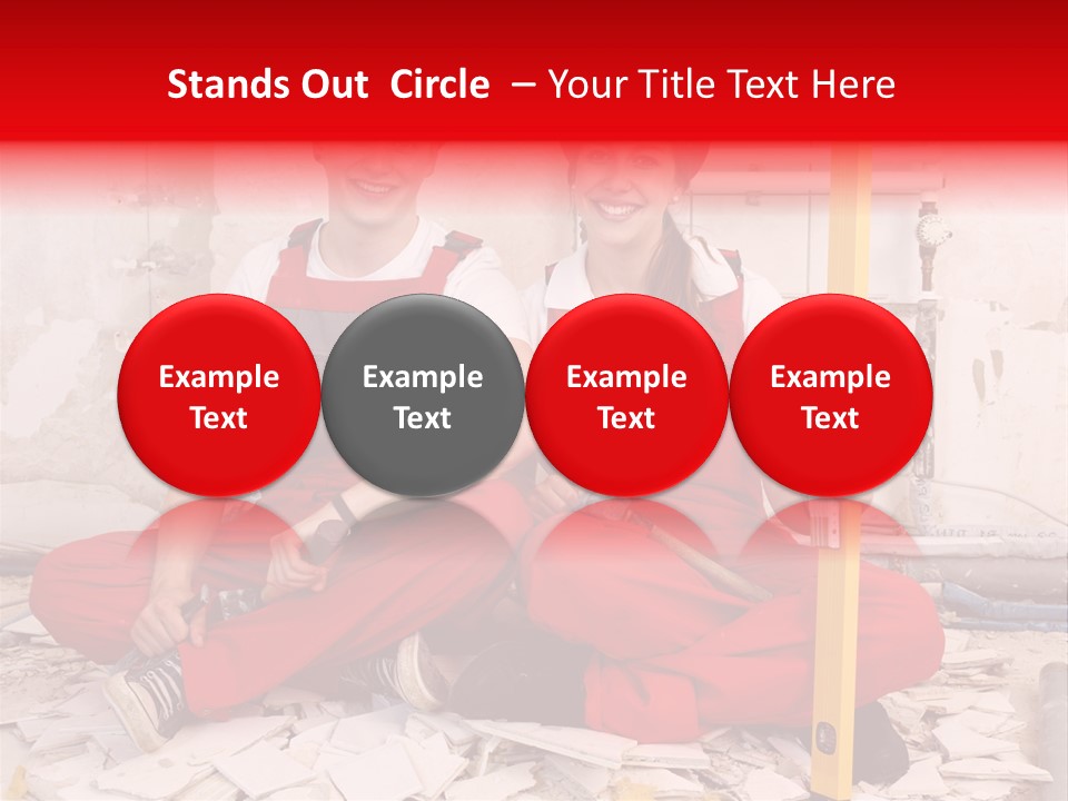 Reparatur Meisel Team PowerPoint Template