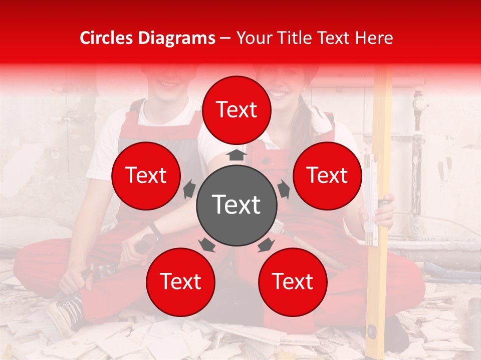 Reparatur Meisel Team PowerPoint Template