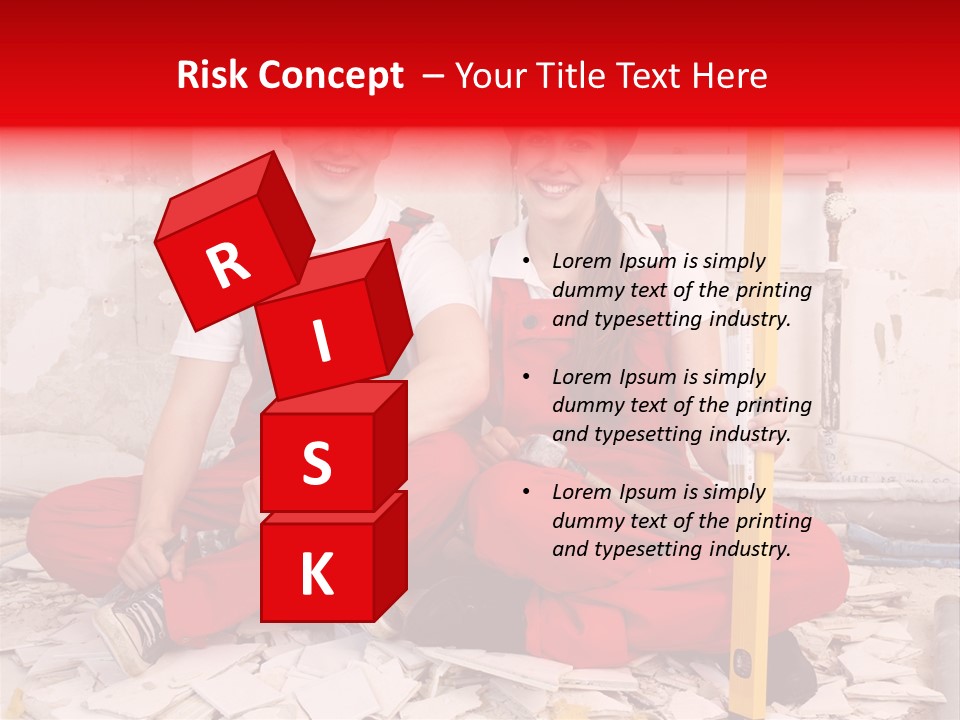 Reparatur Meisel Team PowerPoint Template