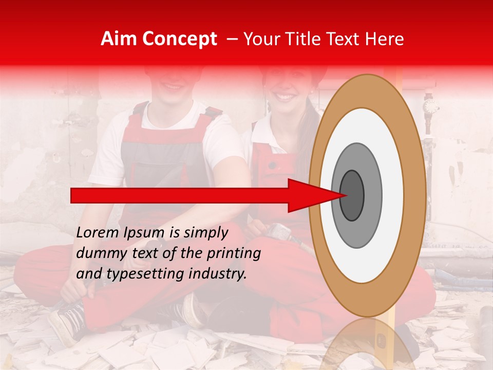 Reparatur Meisel Team PowerPoint Template