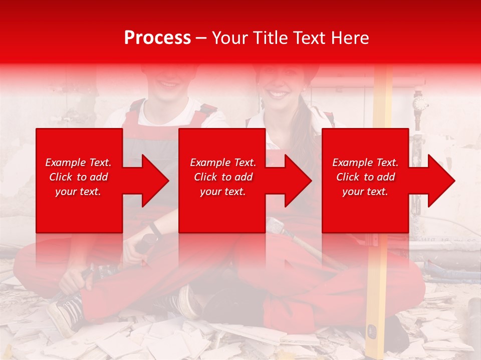 Reparatur Meisel Team PowerPoint Template